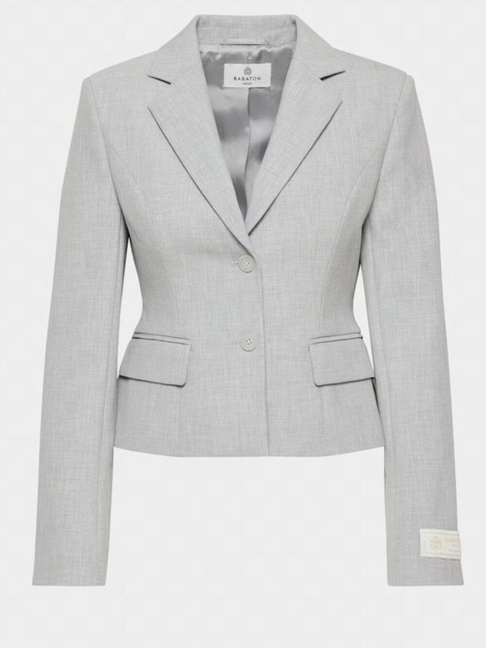 Babaton Curate Blazer Colour: HEATHER CHROME Size: 6